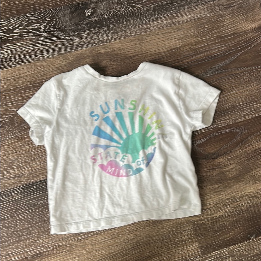 Sunshine State of Mind Kids White T-Shirt
